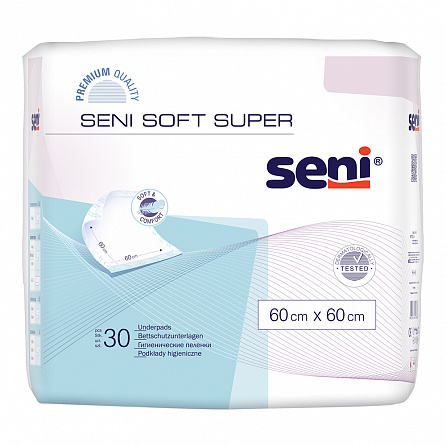 картинка Пеленки гигиенические SENI SOFT Super магазин Одежда+ являющийся официальным дистрибьютором в Украине