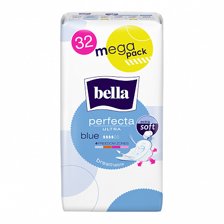 картинка Прокладки гигиенические Bella Perfecta ultra Blue магазин Одежда+ являющийся официальным дистрибьютором в Украине