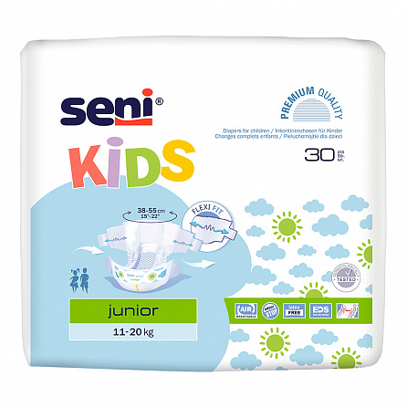 картинка Подгузники для детей SENI KIDS junior магазин Одежда+ являющийся официальным дистрибьютором в Украине