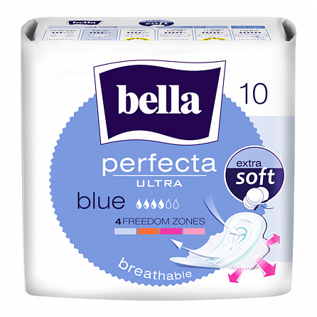 картинка Прокладки гигиенические Bella Perfecta ultra Blue магазин Одежда+ являющийся официальным дистрибьютором в Украине