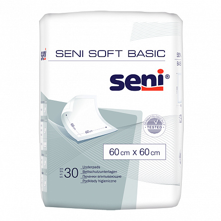 картинка Пеленки гигиенические SENI SOFT Basic магазин Одежда+ являющийся официальным дистрибьютором в Украине