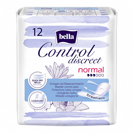 картинка Прокладки урологические BELLA CONTROL DISCREET normal магазин Одежда+ являющийся официальным дистрибьютором в Украине