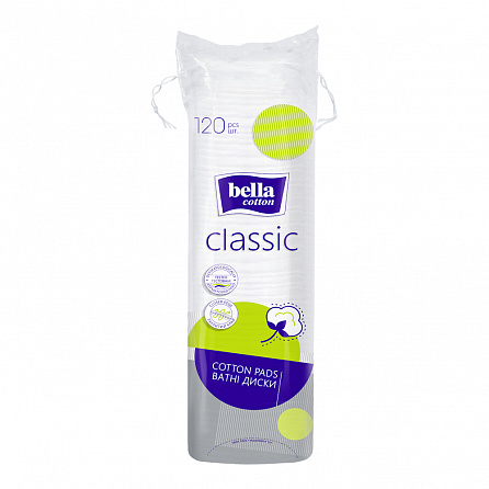 картинка Ватные диски Bella Cotton classic магазин Одежда+ являющийся официальным дистрибьютором в Украине