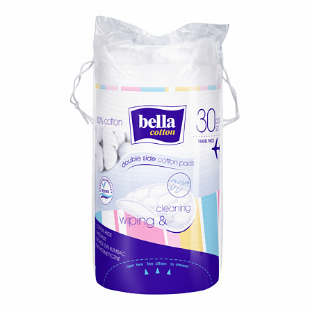 картинка Ватные диски Bella Cotton круглые магазин Одежда+ являющийся официальным дистрибьютором в Украине