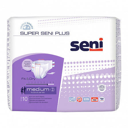 картинка Подгузники для взрослых SUPER SENI PLUS магазин Одежда+ являющийся официальным дистрибьютором в Украине