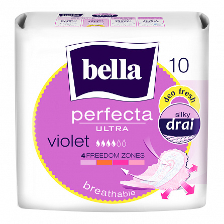 картинка Прокладки гигиенические Bella Perfecta ultra Violet deo fresh магазин Одежда+ являющийся официальным дистрибьютором в Украине