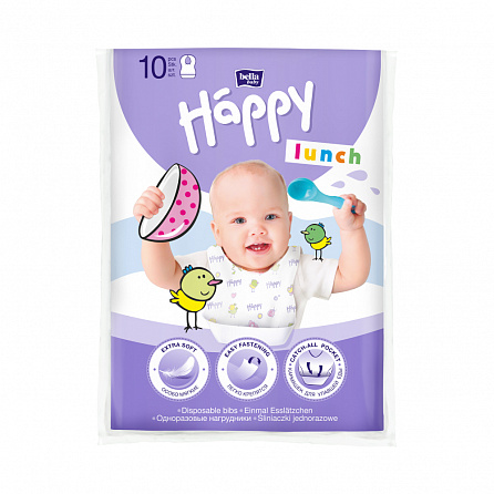 картинка Нагрудники BELLA BABY HAPPY Lunch магазин Одежда+ являющийся официальным дистрибьютором в Украине