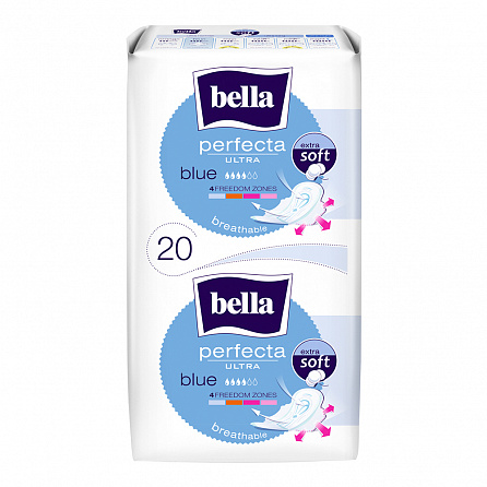 картинка Прокладки гигиенические Bella Perfecta ultra Blue магазин Одежда+ являющийся официальным дистрибьютором в Украине