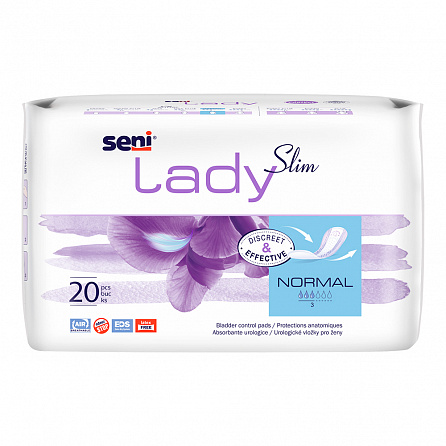 картинка Прокладки урологические SENI LADY SLIM normal магазин Одежда+ являющийся официальным дистрибьютором в Украине