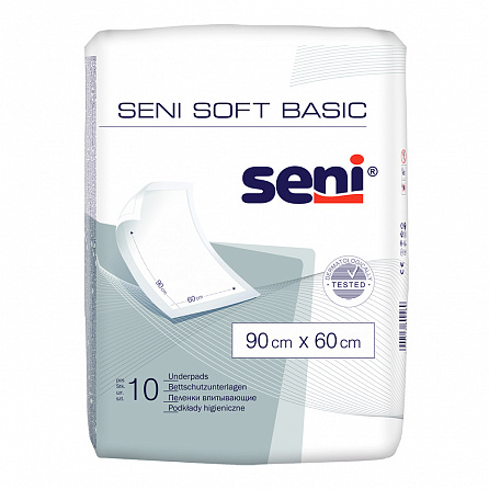 картинка Пеленки гигиенические SENI SOFT Basic магазин Одежда+ являющийся официальным дистрибьютором в Украине