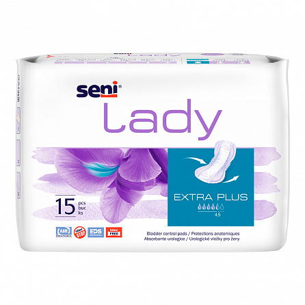 картинка Прокладки урологические SENI LADY extra plus магазин Одежда+ являющийся официальным дистрибьютором в Украине