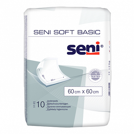 картинка Пеленки гигиенические SENI SOFT Basic магазин Одежда+ являющийся официальным дистрибьютором в Украине