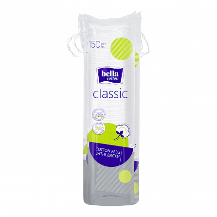 картинка Ватные диски BELLA Cotton classic магазин Одежда+ являющийся официальным дистрибьютором в Украине