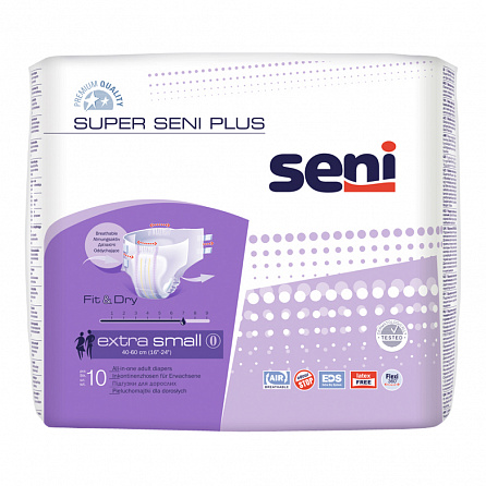 картинка Подгузники для взрослых SUPER SENI PLUS магазин Одежда+ являющийся официальным дистрибьютором в Украине