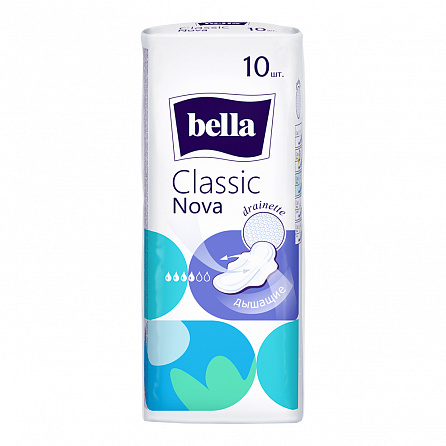 картинка Прокладки гигиенические BELLA Classic Nova магазин Одежда+ являющийся официальным дистрибьютором в Украине