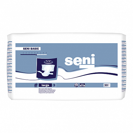 картинка Подгузники для взрослых SENI BASIC магазин Одежда+ являющийся официальным дистрибьютором в Украине