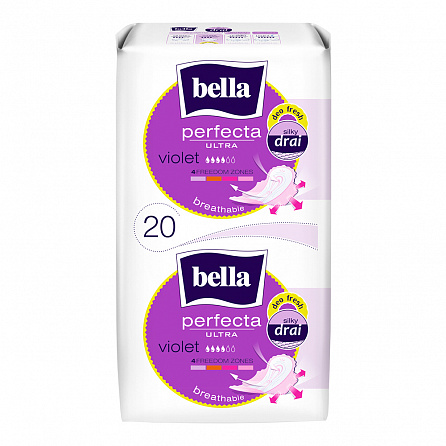 картинка Прокладки гигиенические Bella Perfecta ultra Violet deo fresh магазин Одежда+ являющийся официальным дистрибьютором в Украине