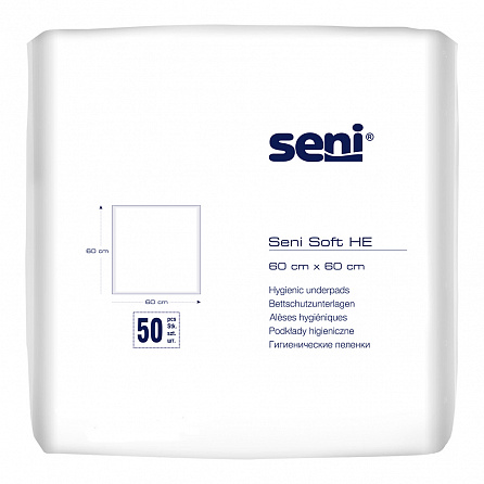 картинка Пеленки гигиенические SENI SOFT HE магазин Одежда+ являющийся официальным дистрибьютором в Украине