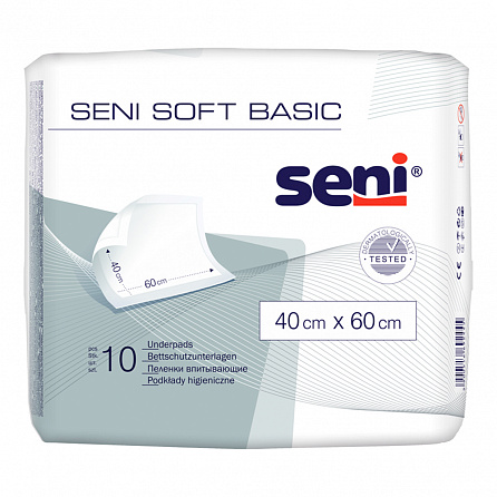 картинка Пеленки гигиенические SENI SOFT Basic магазин Одежда+ являющийся официальным дистрибьютором в Украине