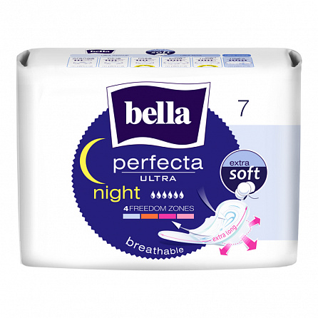 картинка Прокладки гигиенические BELLA Perfecta Ultra Night extra soft магазин Одежда+ являющийся официальным дистрибьютором в Украине