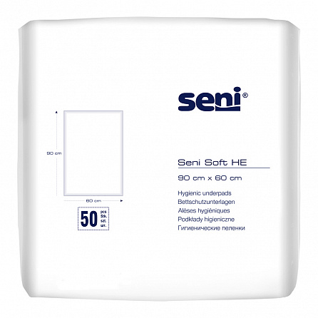 картинка Пеленки гигиенические SENI SOFT HE магазин Одежда+ являющийся официальным дистрибьютором в Украине